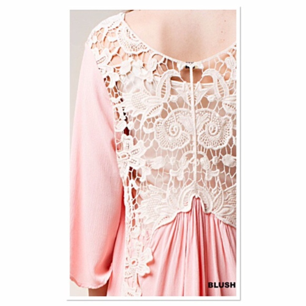 🎉HP🎉PINK DRESS CROCHET - Picture 4 of 4